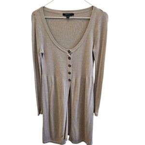 Boden Duster Long Sleeve Sweater Dress Womens